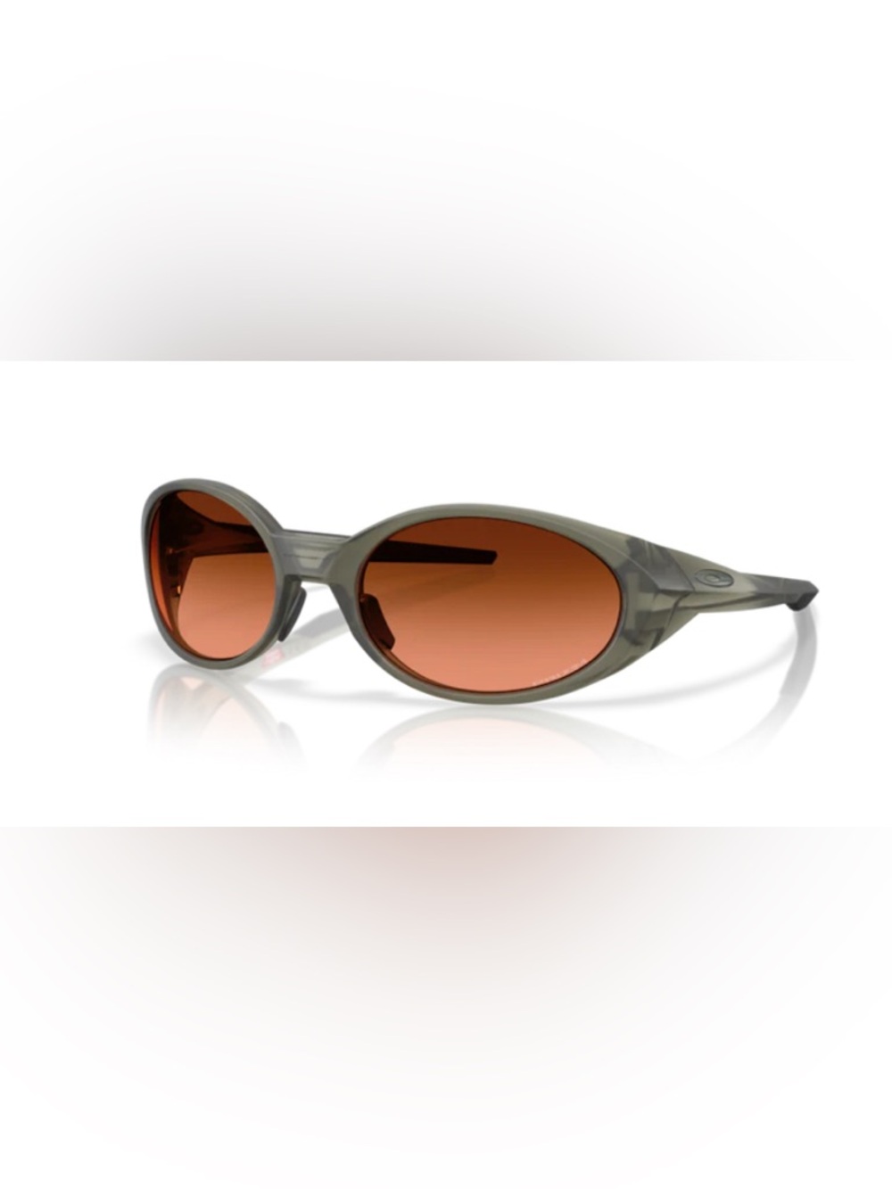 Oakley Eye Jacket Redux - Olive Green w/red brown lens